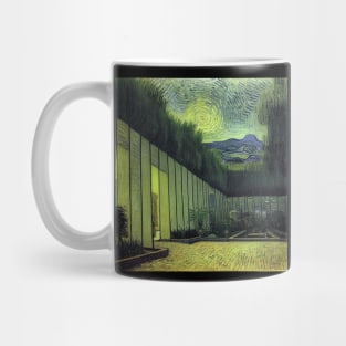 Hanging Gardens of Babylon in Van Gogh's style Mug